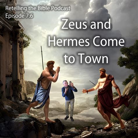 picutre of zues and Hermes